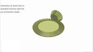 Bevel Gear Animation2 [upl. by Fagaly]