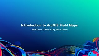 Introduction to ArcGIS Field Maps [upl. by Nolram]