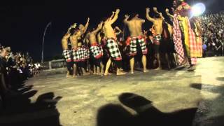 Sunset Kecak Dance at Uluwatu Bali Indonesia Part 2 [upl. by Kask]