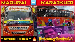 MADURAI TO KARAIKUDI Bus Cabin Ride  Sri Alagarmalaiyan Travels  Travel Advisor [upl. by Launam]