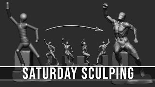 Weekend sculpting practice Laocoon [upl. by Sirromal]