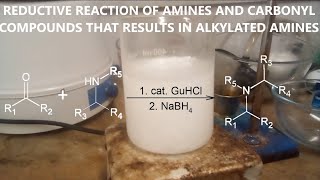 Reductive alkylation of amines [upl. by Vogeley821]