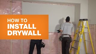 How To Install Drywall The Right Way [upl. by Qifahs]