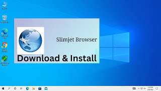 Slimjet Web Browser free and fast downloadinstall [upl. by Maynard794]