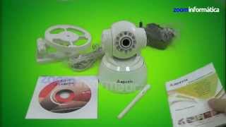 Review cámara IP apexis 8015 blanco demo tutorial configuracion [upl. by Hsetih202]