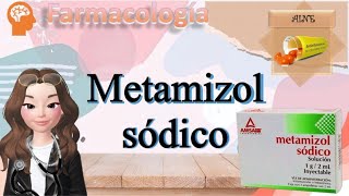 Metamizol sódico farmacología [upl. by Derayne]