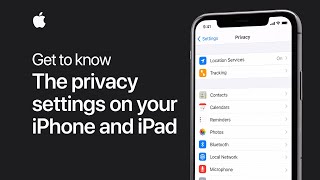 Get to know the privacy settings on your iPhone iPad and iPod touch — Apple Support [upl. by Llertnahs]