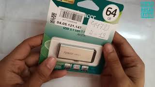 Apacer AH35A 64GB USB 31 Gen 1 Silver Pen Drive [upl. by Drannek]