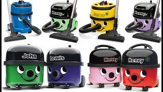 FABULOUS VARIATIONS of Numatic Vacuum Cleaners  The BEST of Henry the Hoover Family 2017 [upl. by Margarita]