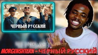 REACTING TO MORGENSHTERN  ЧЕРНЫЙ РУССКИЙ Клип 2023  MORGEN IS FUNNY RUSSIAN RAP [upl. by Nhguavaj]