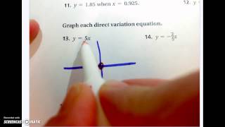 52 Direct Variation Worksheet [upl. by Kadner]