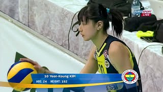 2012 CEV Champions League Semifinal  Fenerbahce vs Dinamo Kazan  Kim Yeonkoung Highlight [upl. by Barron]