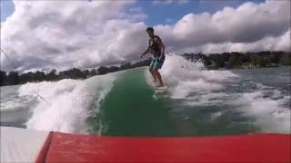 lake daymastercraft nxt20 surfing [upl. by Nelg]