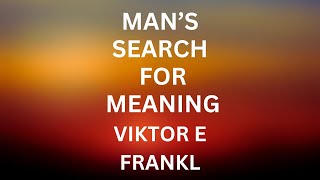 Mans Search For Meaning Book HD [upl. by Julita]