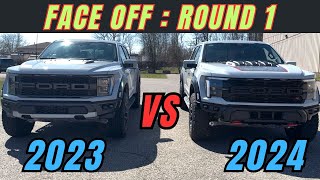 2023 vs 2024 Ford F150 Raptor Changes  Exterior  Interior  Drive modes  technology fordraptor [upl. by Mukund27]