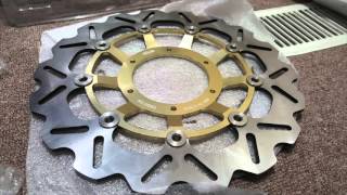 EBay Brake Rotors Review Arashi Honda CBR 600RR [upl. by Ver]