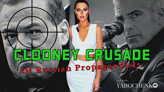 Clooney Foundation vs Russian Propaganda Actor vs Autocrat [upl. by Karolyn755]