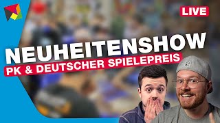 SPIEL Essen 2023 Live  Tag 1 Pressekonferenz Deutscher Spielepreis und Neuheitenshow [upl. by Kurr]