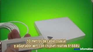 Adaptador antena WiFi N918 Melon [upl. by Ahsenac]