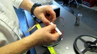 How to Install LED Strip Lights to Connectors and a Power Supply [upl. by Htebirol]