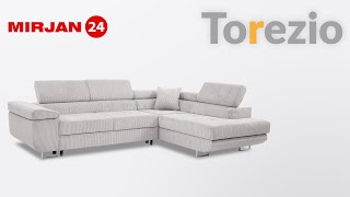 Ecksofa Torezio Cord mit Schlaffunktion und Bettkasten [upl. by Avilys254]