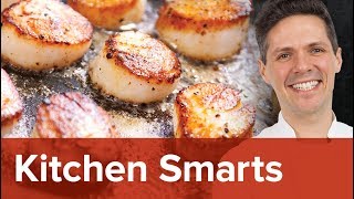 How to Sear Scallops with a Golden Crust Like a Restaurant Chef [upl. by Ramed]