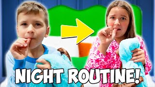 COPYiNG Our LiTTLE BROTHERS NIGHT ROUTiNE [upl. by Revert]