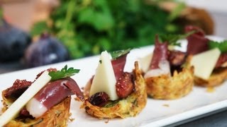 Recette apéritif de Noël  Croustillant de Canard Brebis amp Figues [upl. by Schaeffer]