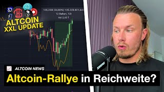 XXL ALTCOIN UPDATE Ist die nächste AltcoinRallye in Reichweite [upl. by Myrlene9]