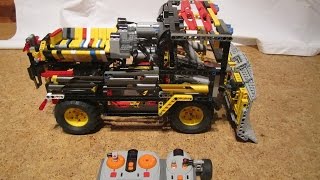 LEGO Technic Snowplow with Salt Spreader 4WD [upl. by Renie]