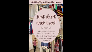 DeclutterGoals ExpertLevel Closet Decluttering Hacks You Need [upl. by Artemed]