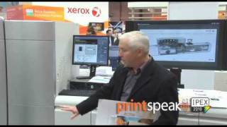 Quick Demo Xerox Color 1000 digital press [upl. by Enitsugua630]