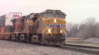 UP 8145 East Chillicothe IL 32419 [upl. by Wyn45]