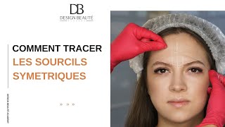 COMMENT TRACER LES SOURCILS PARFAITS ET SYMÉTRIQUES EN MOINS DE 15 MINUTES AVEC UNE RÈGLE [upl. by Revned]