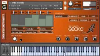 Tutorial  Gecko  Odd Mallets meet an Arpeggiator [upl. by Streetman]