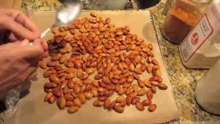 Dehydrated Spicy Cayenne Almonds WHOLE FOOD SNACK FOOD [upl. by Burnard]