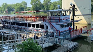 Valley Gem Sternwheeler  Marietta Ohio  Ohio River [upl. by Anauq]