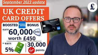 CREDIT CARD DEALS £45060000 Avios via Amex 30000 Virgin points 5 Asda  more September 2023 [upl. by Lrub]