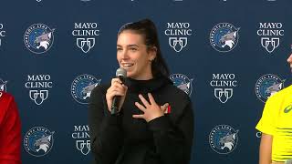 Minnesota Lynx Olympians Press Conference 814 [upl. by Ivzt]