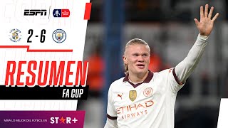 ¡5 GRITOS DE HAALAND Y SHOW CIUDADANO CON BOLETO A CUARTOS DE FINAL  Luton 26 Man City  RESUMEN [upl. by Hogg]