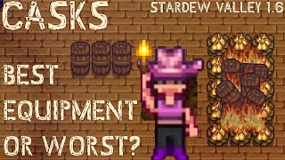 Stardew Valley Casks  The Best Worst Farm Equipment KitaDollx Games [upl. by Rhodes]