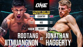 Rodtang Jitmuangnon vs Jonathan Haggerty II  Full Fight [upl. by Yenttihw]