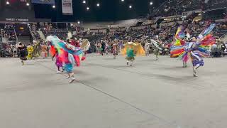 Jr Womens Fancy Group 2 song 1  Red Deer powwow 2023 Saturday Night live [upl. by Ame]