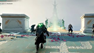 Assassins Creed Valhalla  Asgard Opening Scene amp Battle At Bifrost Bridge Gameplay 4K HD [upl. by Wenz]