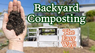 Composting For Dummies Keeping It Simple For Backyard Gardeners [upl. by Basia395]