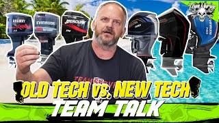 OLD TECH vs NEW TECH OUTBOARDS WHO WINS [upl. by Alverson531]