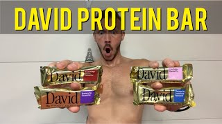 The Best Macro Friendly Protein Bar  David’s Protein Bar REVIEW [upl. by Brear217]