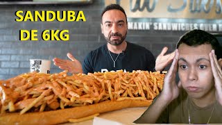 ELE GANHOU UM SANDUÍCHE COM SEU NOME NO CARDÁPIO  React Corbucci Eats [upl. by Ainsley]