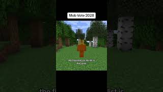 Mob Vote 2028 🌞 minecraft gaming [upl. by Anerb836]