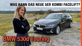 BMW 530d xDrive Touring 2021 💥 Was kann das neue 5er Kombi Facelift Fahrbericht  Review  Test [upl. by Eyaf]